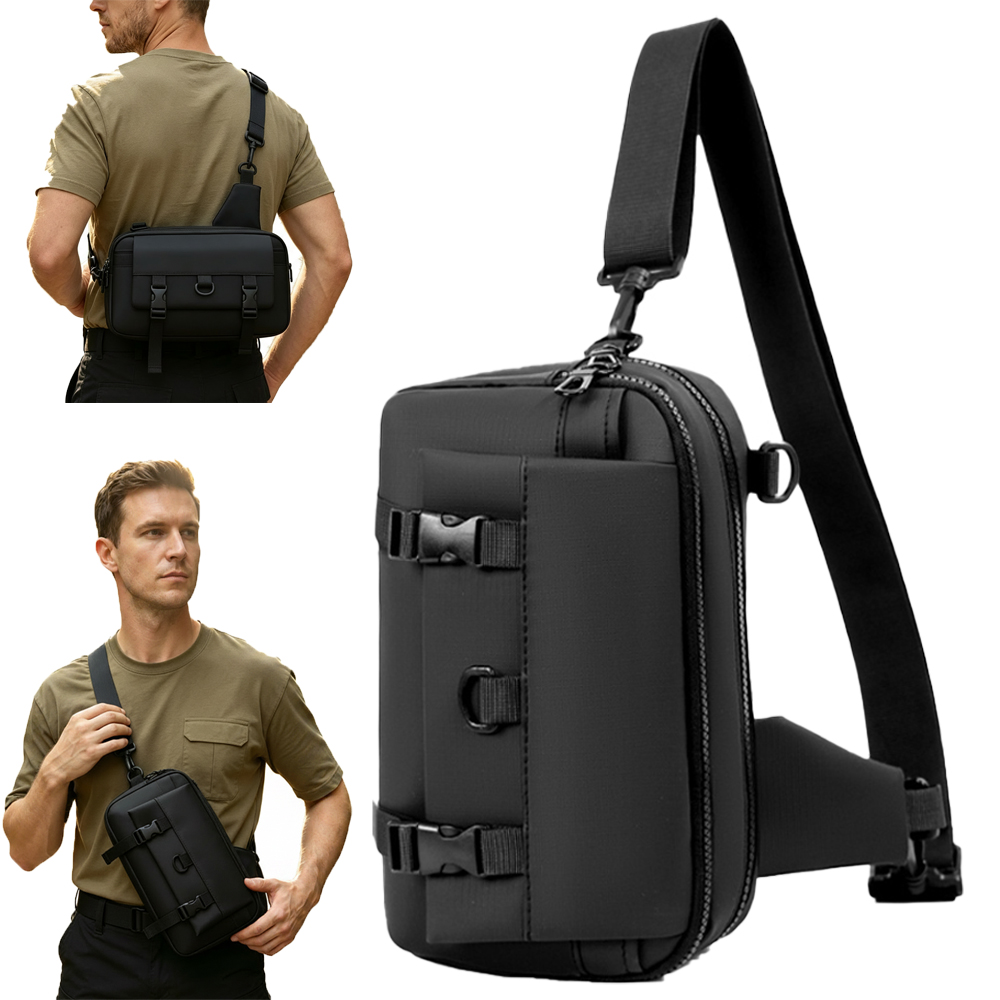 Edc Concealed Carry Sling Bag - Tactical Pistol Gun Bag Concealed Carry