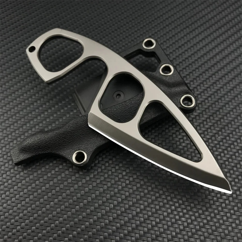 Edc Carry Fixed Blade - High Hardness Neck Knife 440C Blade