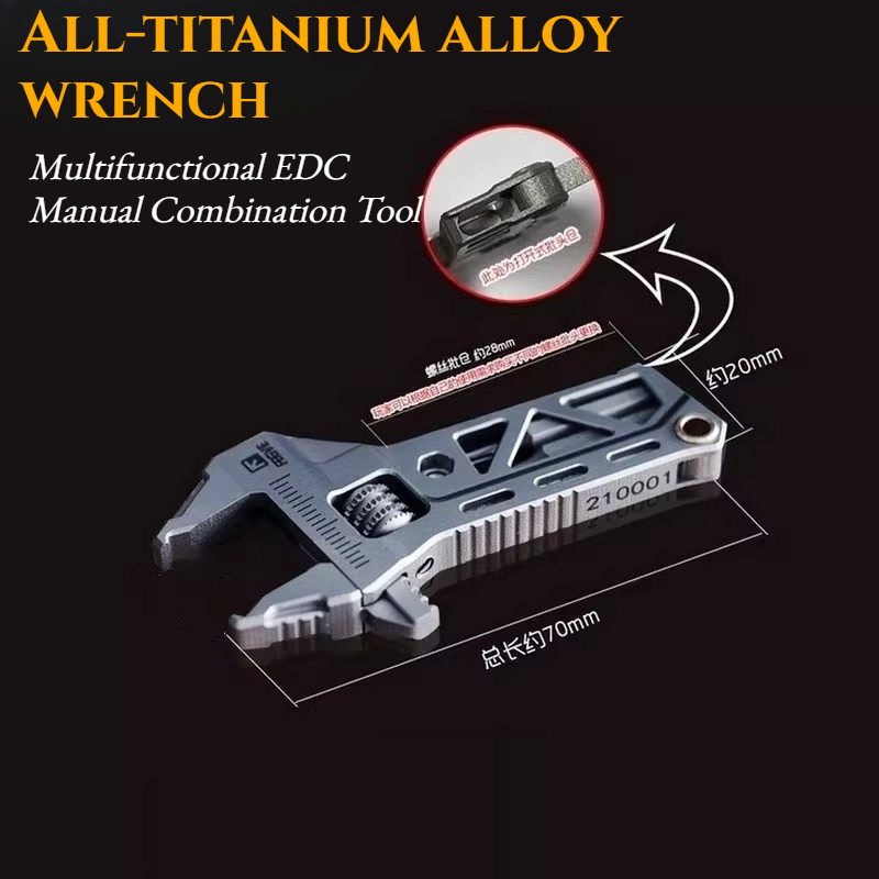 Edc Carry Pliers - TC4 All-titanium Alloy Wrench and Pliers