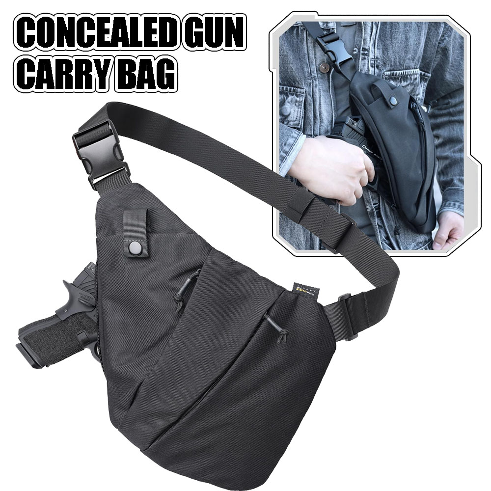Edc Concealed Carry Sling Bag - Tactical Concealed Gun Carry Bag Men's