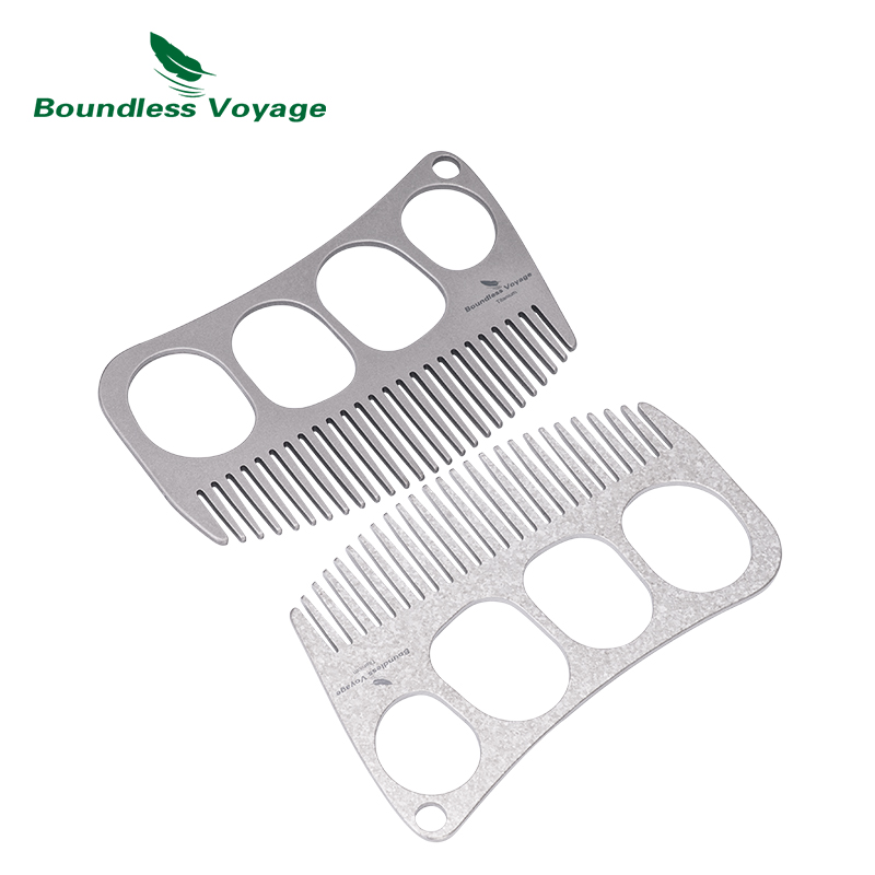 Comb Pocket Titanium - Boundless Voyage Titanium Handleless Comb for