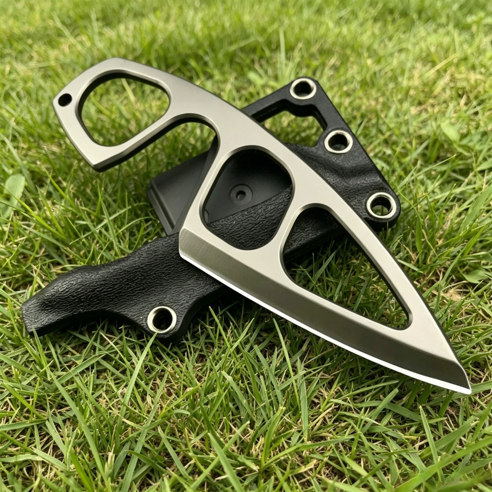 Edc Carry Fixed Blade - High Hardness Neck Knife 440C Blade