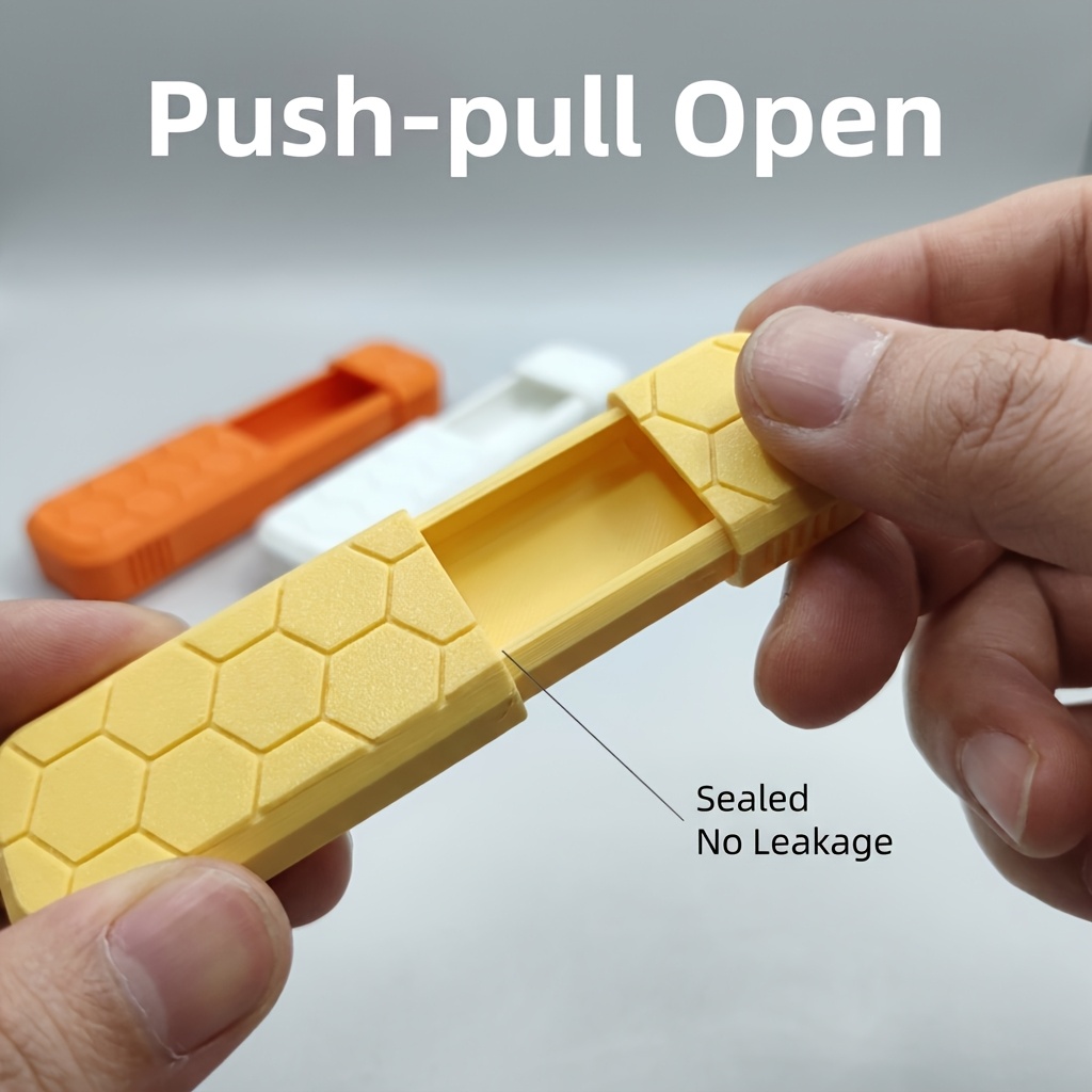 Edc Pill Carry - EDC Slide Open Storage Case Pocket