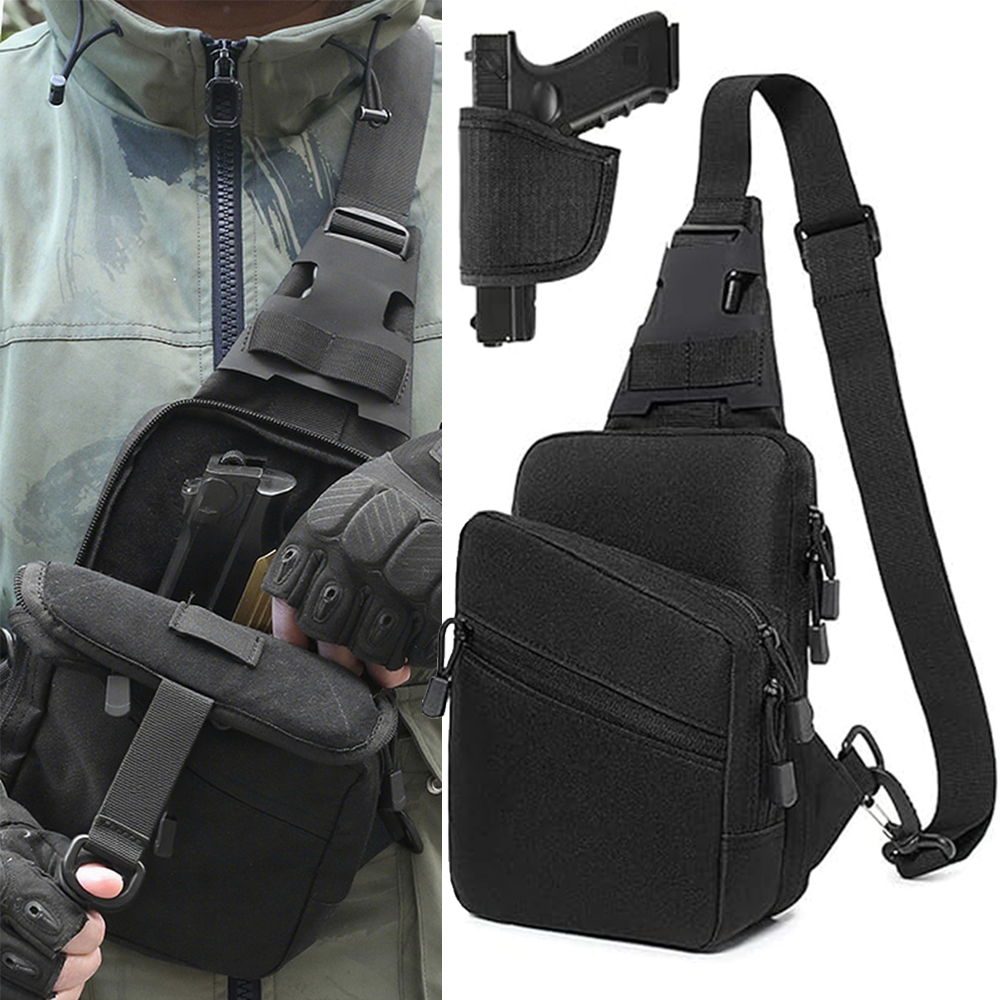 Edc Concealed Carry Sling Bag - Tactical Pistol Bag Concealed Carry Crossbody