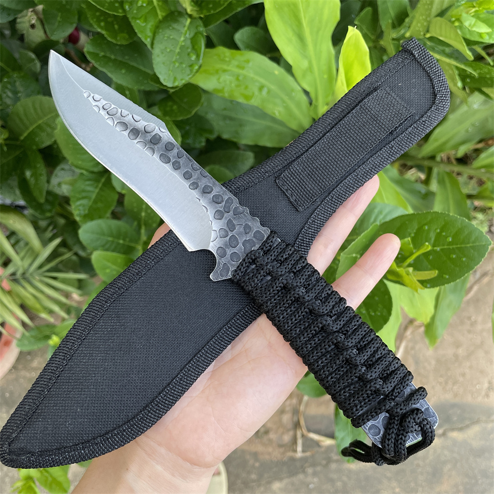 Edc Carry Fixed Blade - Forged 8cr13mov Blade Pocket knife Outdoor