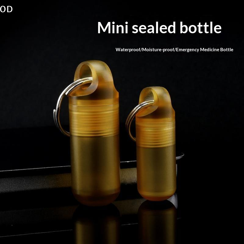 Edc Pill Carry - Small PEI Pill Bottle Multifunctional Storage