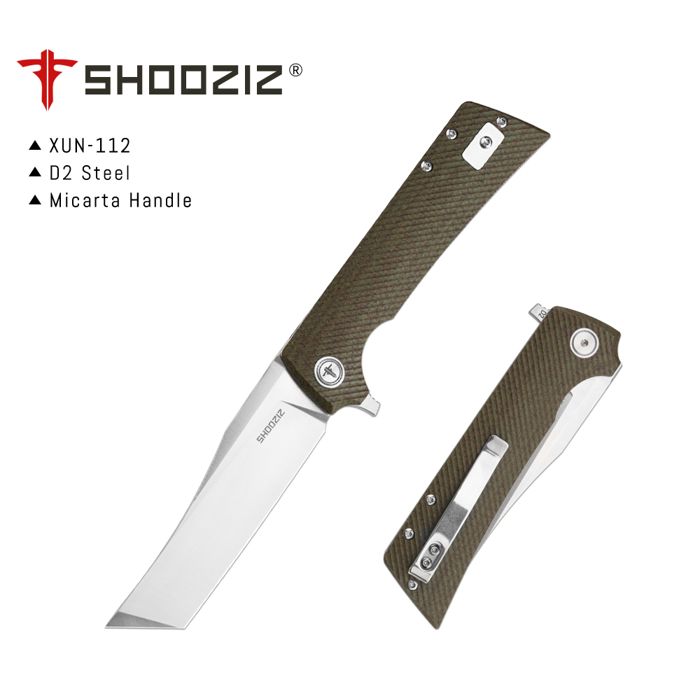 Shooziz XUN112 EDC Folding Kni - Edc Carry For Men 评论和价格