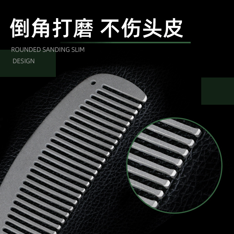 Pure Titanium Anti-Static Comb - Comb Pocket Titanium 评论和价格