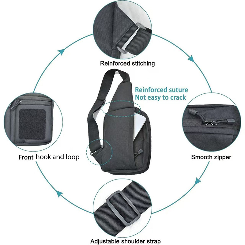 Tactical Pistol Gun Bag Concea - Edc Concealed Carry Sling Bag 评论和价格