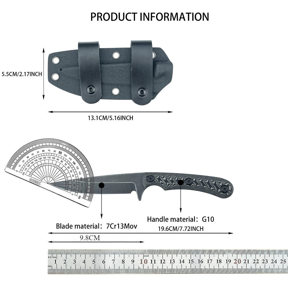 Full Tang Fixed Blade Knives 7 - Edc Carry Fixed Blade 评论和价格