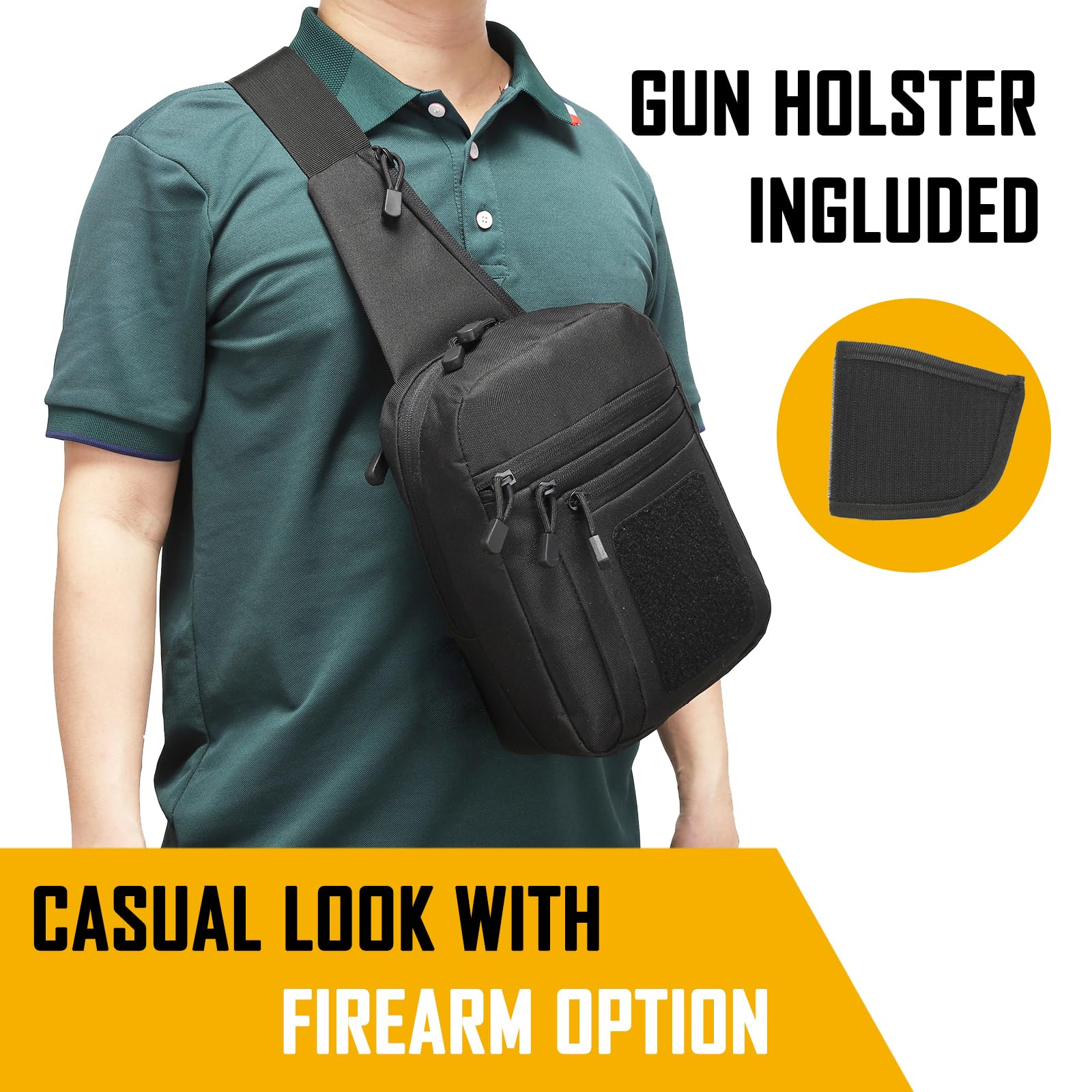 Concealed Carry Crossbody Bag  - Edc Carry For Men 评论和价格