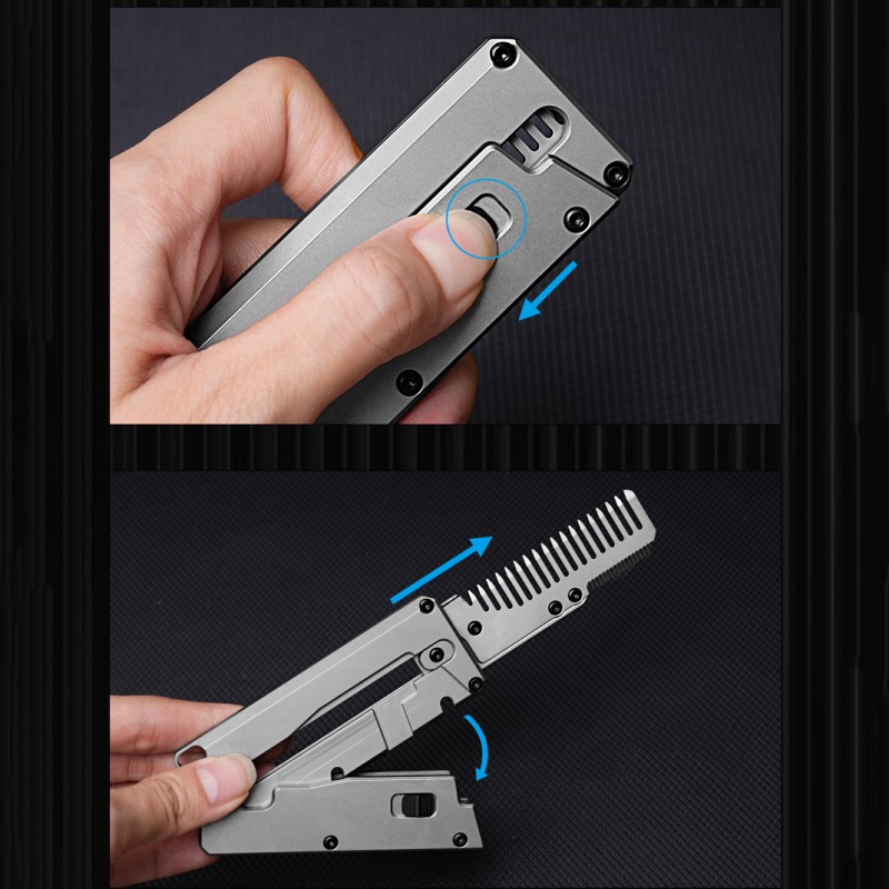 Titanium Alloy Folding Comb Re - Comb Pocket Titanium 评论和价格
