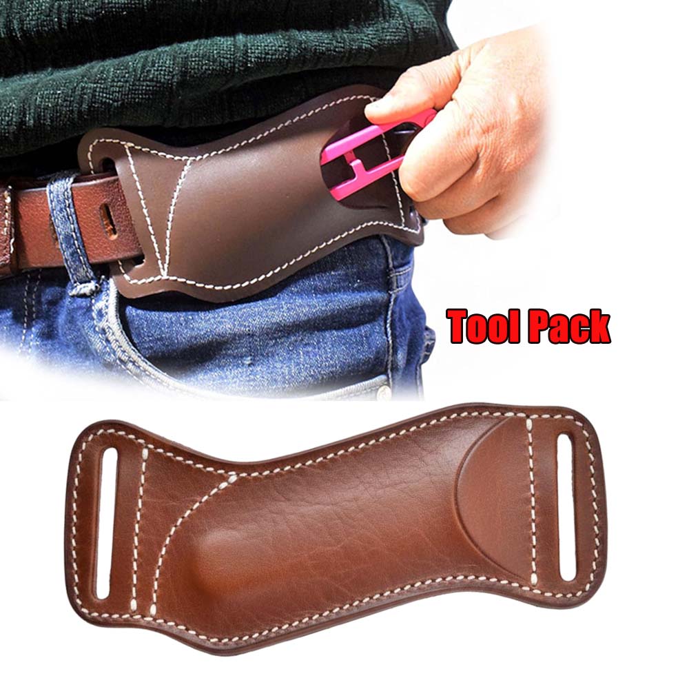 Waist Hanging EDC Knife Sheath - Edc Carry Belt Leather 评论和价格