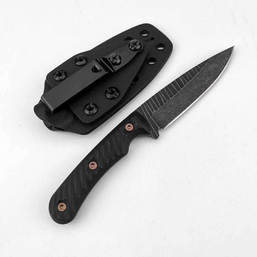 Full Tang Bushcraft Knife D2 B - Edc Carry Fixed Blade 评论和价格