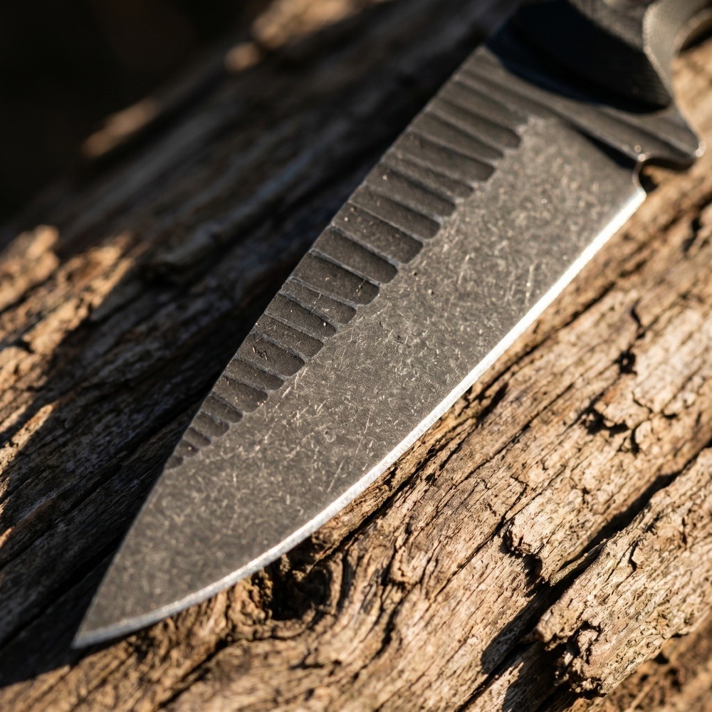 Full Tang Bushcraft Knife D2 B - Edc Carry Fixed Blade 评论和价格