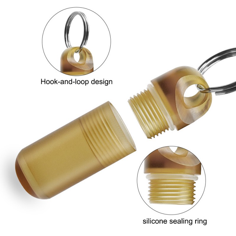Mini Portable Pill Box Waterpr - Edc Pill Carry 评论和价格