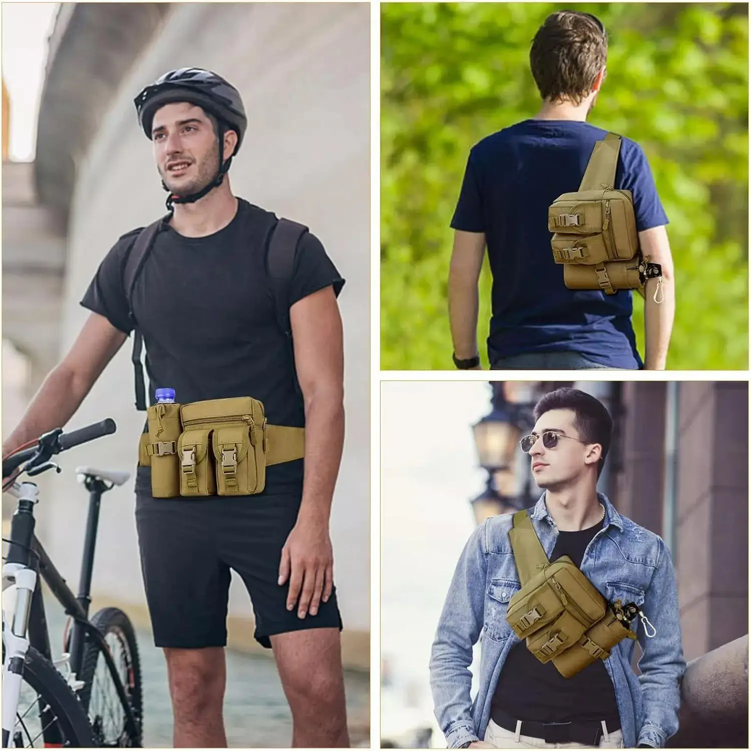 Tactical Fanny Pack for Men Co - Edc Carry Bag For Men 评论和价格