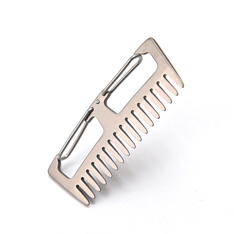 Titanium Alloy Comb EDC Multi- - Comb Pocket Titanium 评论和价格