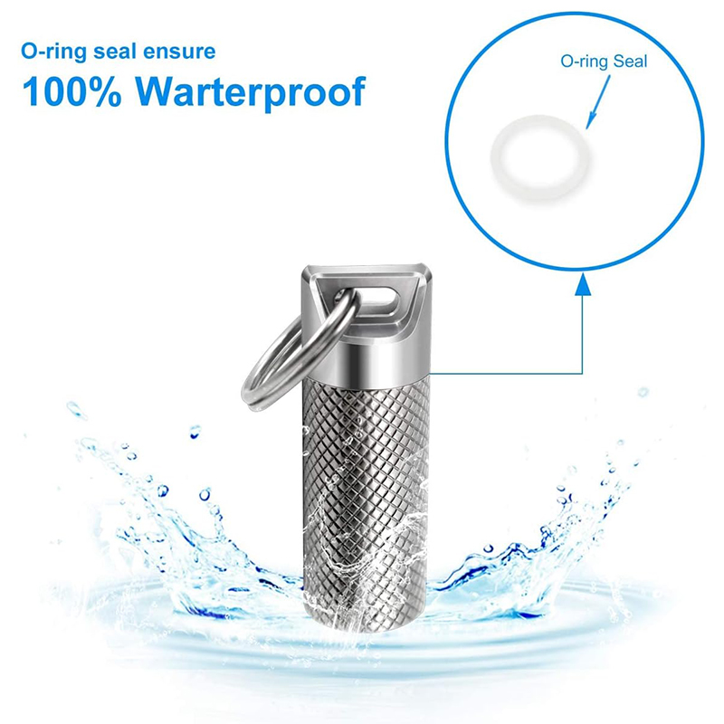 Titanium Alloy Mini Waterproof - Edc Pill Carry 评论和价格