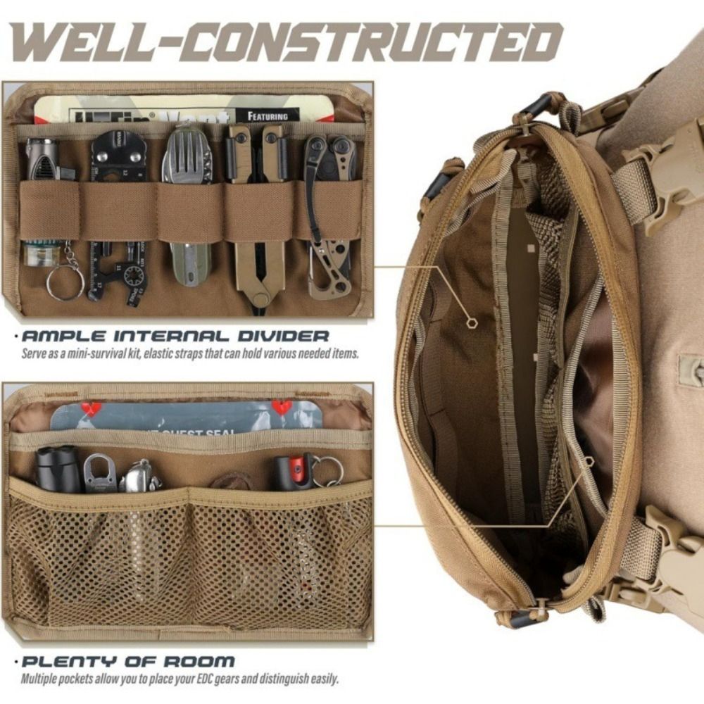Fashion 1000D Nylon Men Chest  - Edc Deep Carry 评论和价格