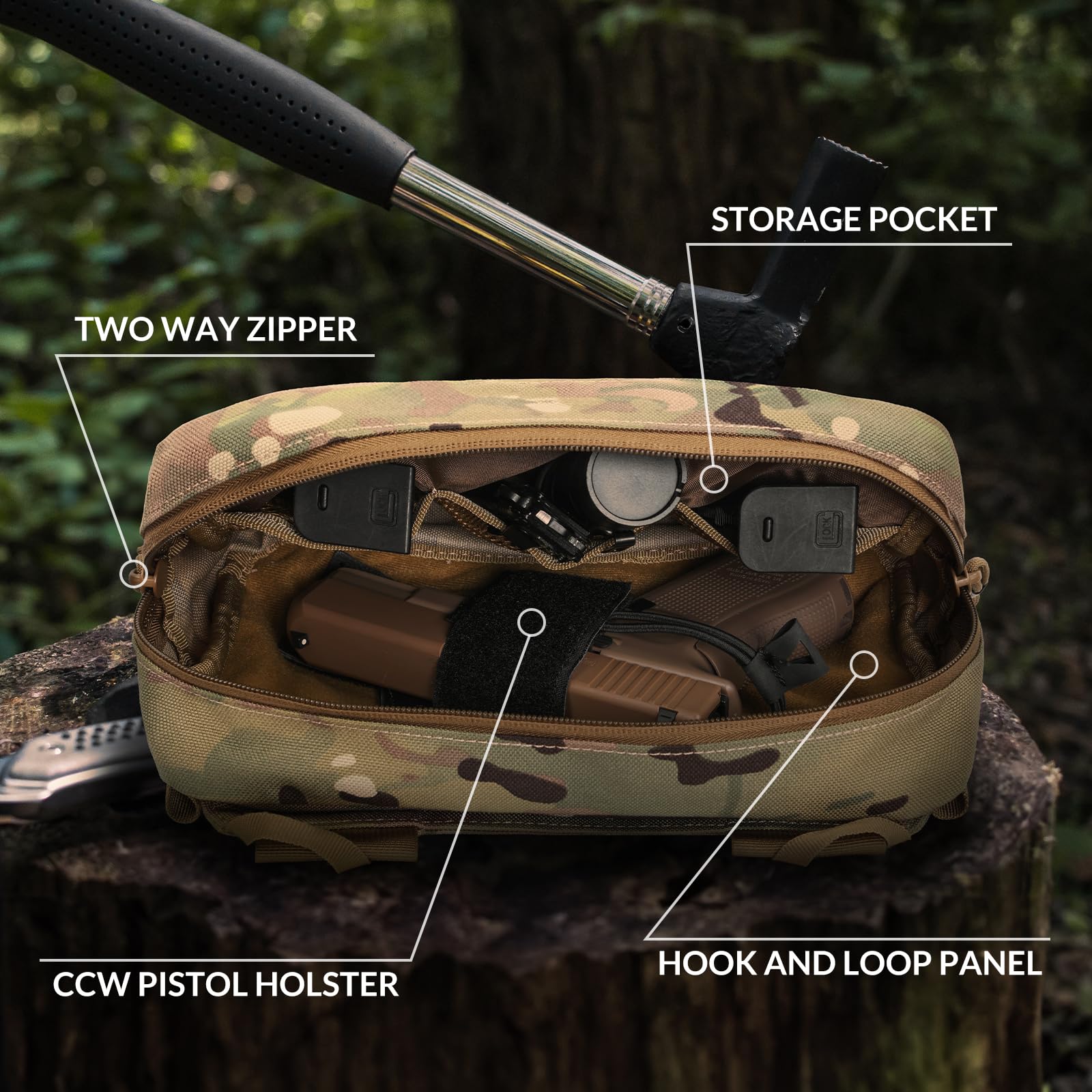 Tactical Fanny Pack, Concealed - Edc Concealed Carry Sling Bag 评论和价格
