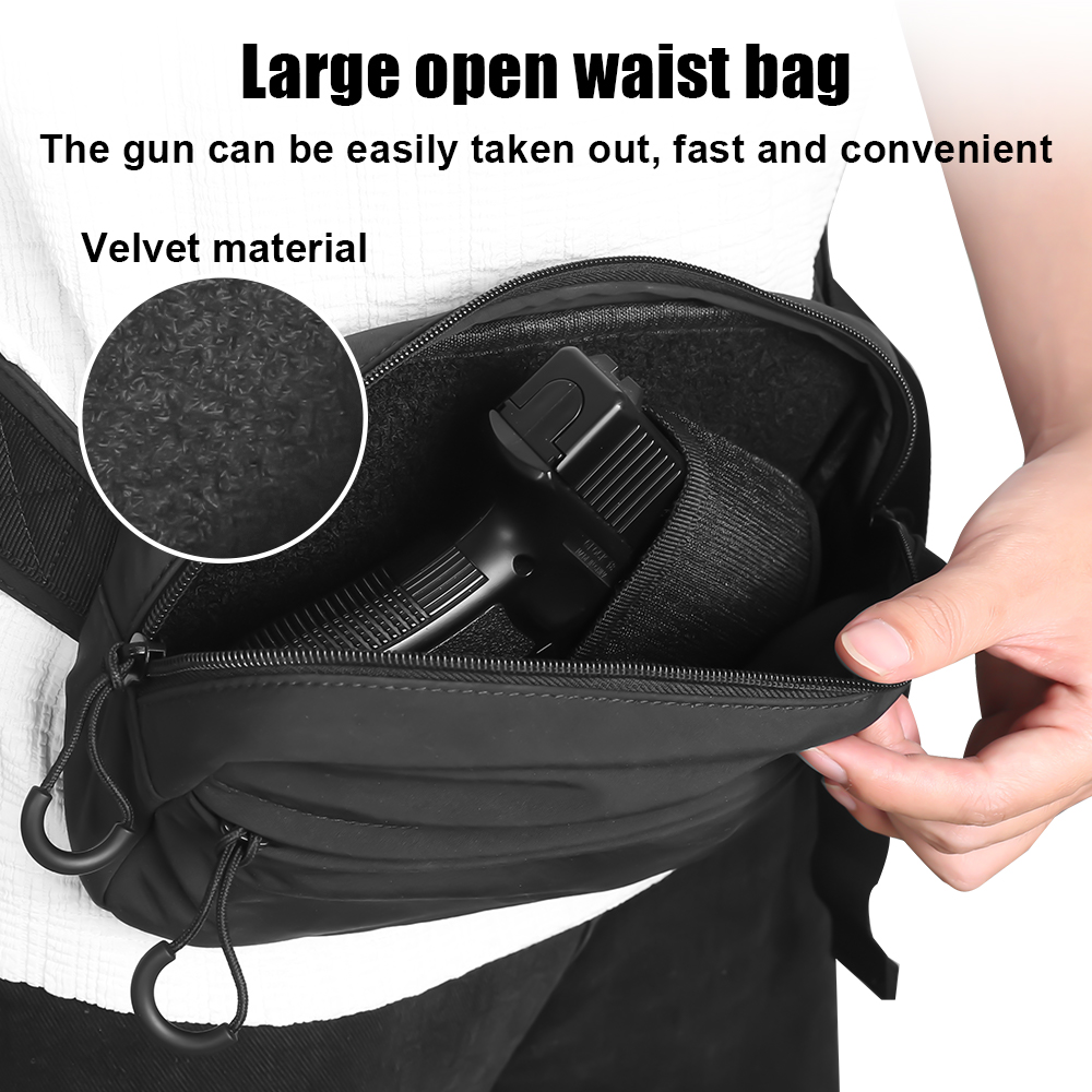Tactical Crossbody Bag Pistol  - Appendix Carry Edc 评论和价格