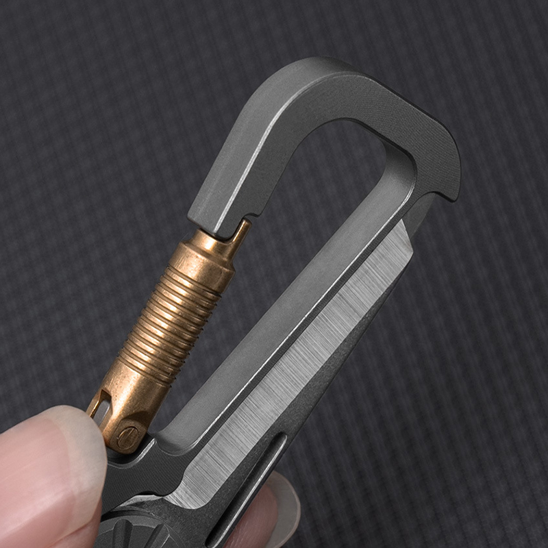 Titanium Alloy Car Keychain fo - Edc Car Carry 评论和价格