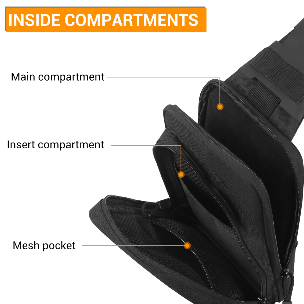 Tactical Pistol Bag Concealed  - Edc Concealed Carry Sling Bag 评论和价格