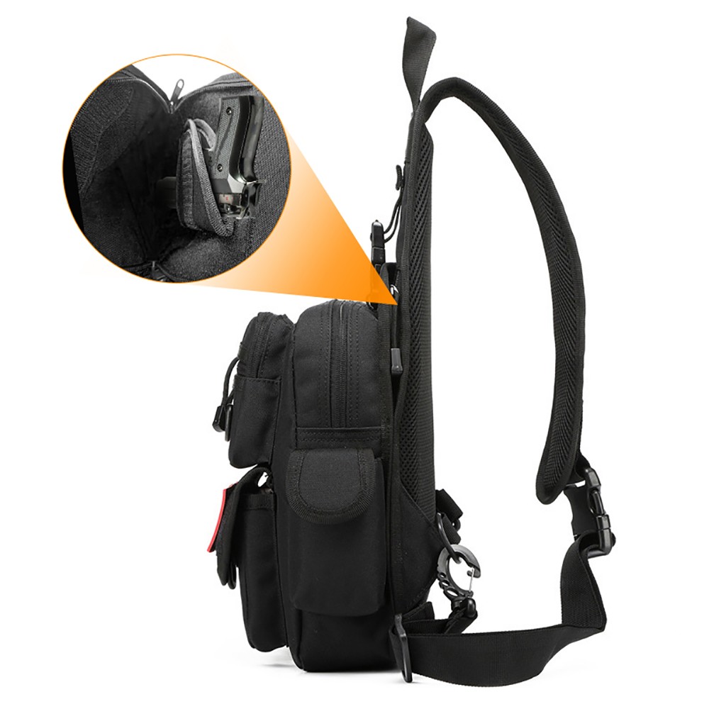 Tactical Gun Storage Bag Cross - Edc Concealed Carry Sling Bag 评论和价格
