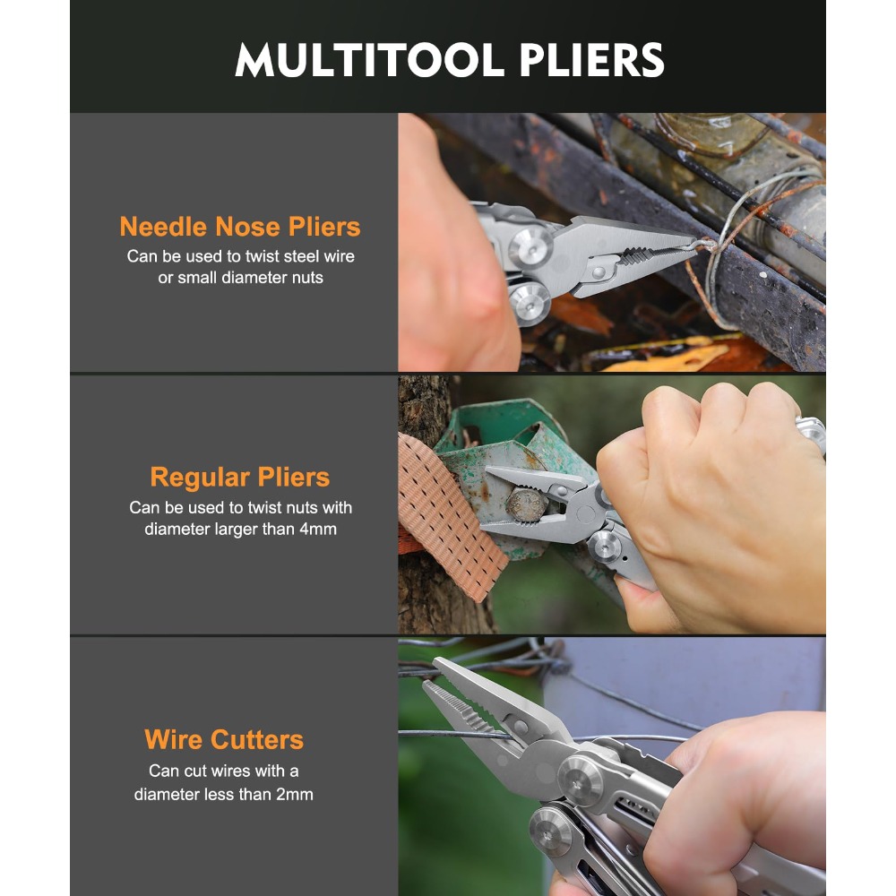 Outdoor Folding Pliers EDC Mul - Edc Carry Pliers 评论和价格