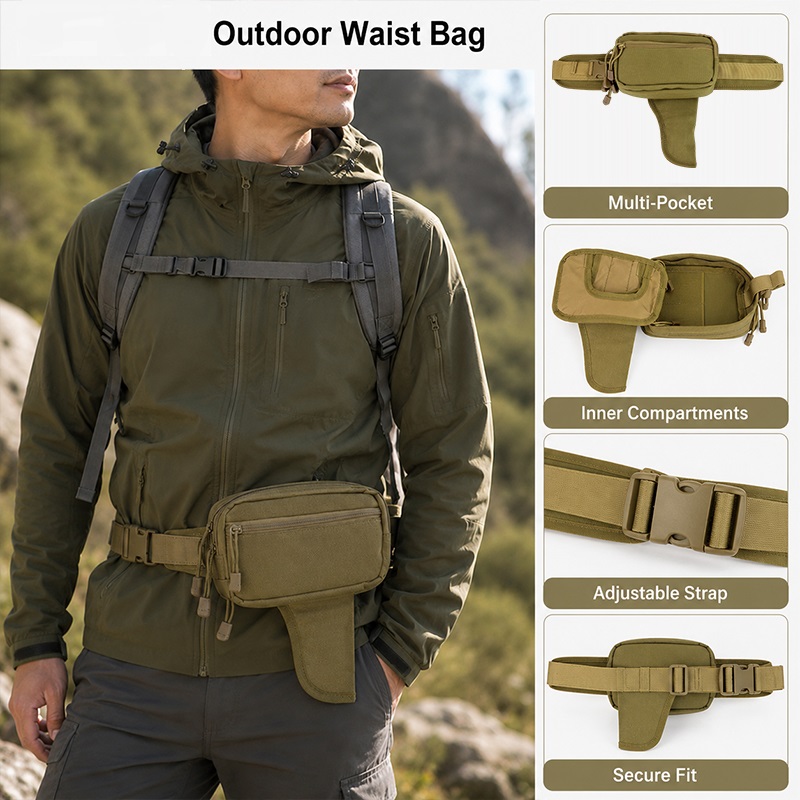Multifunctional Waist Bag Nylo - Edc Carry For Men 评论和价格